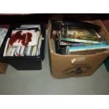 A quantity of books mainly on art, contents of two boxes.
