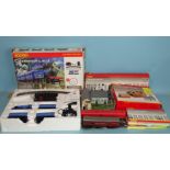Hornby OO gauge, R1016 Caledonian Local Electric Train Set and other items, track, etc, (most boxed)