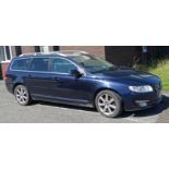 A 2015 Volvo V70 SE LUX D4 automatic estate car, registration number KV15 VFT, 1969cc, MOT March