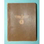 A German WWII diary "Jahrbuch für den deutschen Soldaten im Norden * 1945", unused, 12 x 9cm.