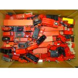 A large quantity of Royal Mail diecast vans and trucks, Corgi, Lledo, etc, (approximately 90).