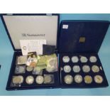Westminster, a collection of eight silver Gibraltar 2006 '80 Glorious Years' £5 coins, five with