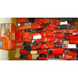 A large quantity of Royal Mail diecast vans and trucks, Corgi, Lledo, etc, (approximately 90).