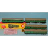 Hornby Dublo, 2250 Electric Motor Coach Brake/2nd, boxed with inner packing, "Tested by" label and