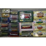Corgi Connoisseur Collection 35004 bus, (boxed), fourteen other boxed Corgi coaches and buses and