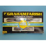 Graham Farish N gauge, 8127 HST 125 set, Intercity livery, (boxed, box worn).