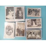 A large quantity of postcards of royalty - UK and European, 250 approximately.