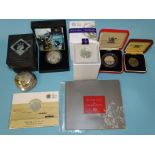 The Royal Mint, a Battle of Britain 75th Anniversary 2010 silver £5, cased with certificate of