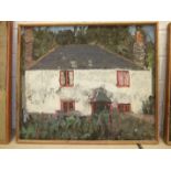 From the Studio of West Country Artist William George Dornom SOUTH POOL COTTAGE Unsigned acrylic