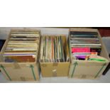 A collection of approximately 220 LP records and a small quantity of 45RPM records, mainly jazz, big