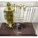 An Eaglemoss constructed solar system brass orrery under Perspex case, together with an Eaglemoss