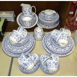 Approximately fifty pieces of Minton 'Shalimar' tea and dinner ware.