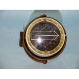 H. B & S, Ltd, London, a Sestrel ship's compass with brass gimble, reg. design No. 930377, 13cm