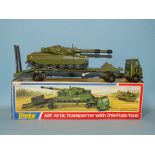 Dinky 616 AEC Artic Transporter with Chieftain Tank, (boxed), (no decal sheet, netting or