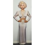 A cinema publicity cut-out figure of Madonna, 163cm high and another of Robert de Niro and Sean Penn
