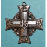 A Canadian Memorial Cross, GVR, awarded to 150050 Pte B G Collins, Canadian Machine Gun Corps.