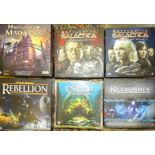 A collection of Fantasy Flight board games, comprising: 'Star Wars Rebellion', (opened, contents