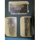 An album of 94 topographical postcards, mainly Cornwall, including 3RP's by Hawke, Helston, seven