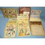 Greenaway (Kate), A Apple Pie, two copies, plts, bds, 4to, nd; ten R Caldecott Picture Books, one