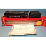 Hornby Hobbies, a BR 4-6-2 Coronation Class locomotive "City of Lichfield" RN46250, with certificate