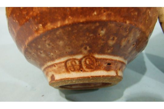 Kenneth Quick (1931-1963) at Leach Pottery, a small bowl with ribbed decoration, 13cm diameter, - Image 4 of 5