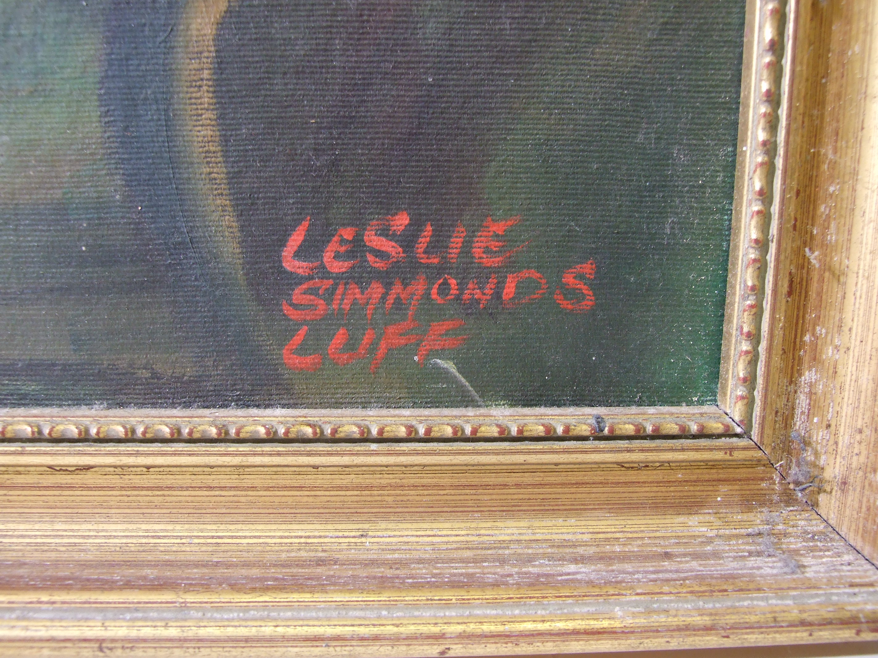 Leslie Simmonds Luff (20th century) STUDY OF THREE JOCKEYS AND THEIR MOUNTS AT THE START OF A - Bild 3 aus 3