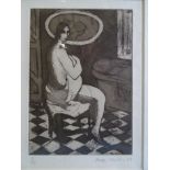 Rose Hilton (1931-2019), “The Bathroom I”, signed artist’s proof, limited edition 9/25, dated ‘09 (