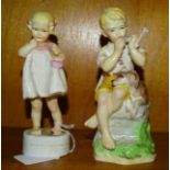 Two Royal Worcester figurines by F G Doughty, 'Only Me' and 'June', (2).
