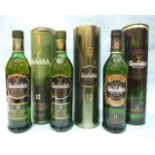 Glenfiddich Single Malt Scotch whisky 12-year-old, 40%, 70cl, (in sleeves), (3).