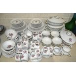 Approximately 120 pieces of Limoges Haviland tea, coffee and dinnerware decorated with flowers.