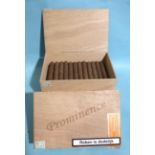 Prominence, 50 Sigaren, in wood box, (x2) and an open box, (125 cigars total).