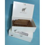 Miss Olifant Corona cigars, 50 in sealed box and an open box, (79 cigars total).