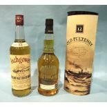 Inchgower De Luxe Highland Malt Scotch whisky 12-year-old, 40%, 75cl and Old Pulteney Single Malt
