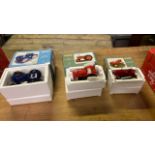 BOX 3 MODEL TRACTORS- NUFFIELD FORDSON & MASSEY HARRIS