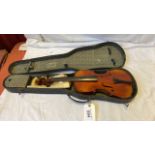 PARIS CASE VIOLIN MADE UNDER DIRECTION LEON BERNARDEL (AF)