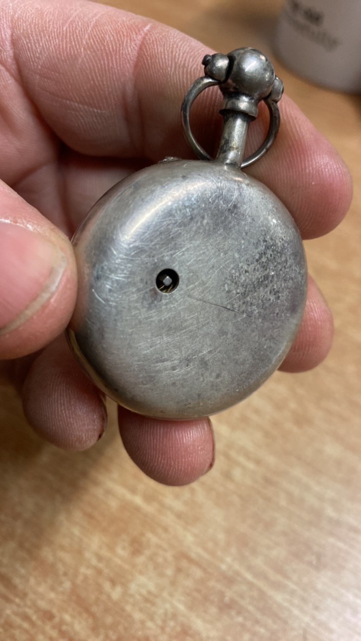 SILVER POCKET WATCH (AF) - Image 4 of 14