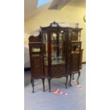 EDWARDIAN DISPLAY CABINET