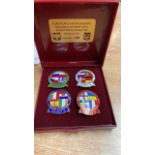 LTD EDT EUROPEAN CHAMP BADGE SET 2012 POLAND & UKRAINE 135 OF 250