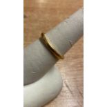 SIZE P 18CT GOLD RING