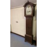 OAK GRANDFATHER CLOCK P GILL ABERDEEN (AF)