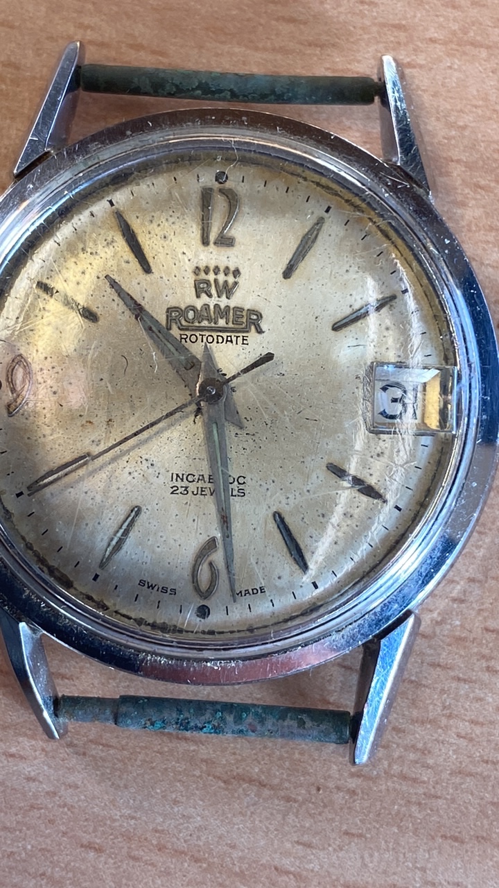 AROMA GENTS WATCH-NO PAPERWORK AUTHENTICITY-SOLD AS SEEN - Image 2 of 3