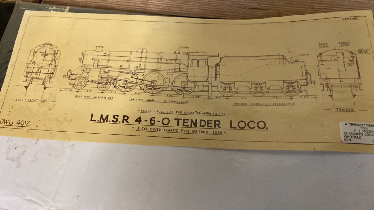 ALBUM STEAM ENGINE DRAWINGS (AF) - Image 3 of 16