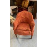 TUB CHAIR WITH LOOSE COVER (AF)