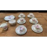 21 PCS SHELLEY TEA SERVICE