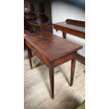 MAHOGANY FOLD OVER CARD TABLE (AF)