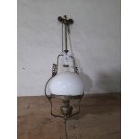 RISE & FALL LAMP-PLASTIC SHADE (AF)