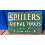 METAL SIGN SPILLERS ANIMAL FOODS (AF)