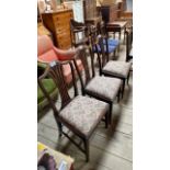 3 MAHOGANY CHAIRS (AF)