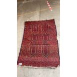 RED RUG 49 X 34 INCHES (AF)