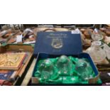 CASED MARTELL 2002 GRAND NATIONAL GLASSES